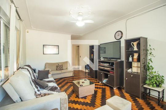 Sala de casa à venda com 4 quartos, 396m² em Cristal, Porto Alegre