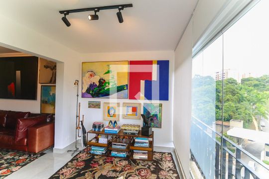 Varanda da Sala de apartamento para alugar com 2 quartos, 98m² em Paraíso do Morumbi, São Paulo