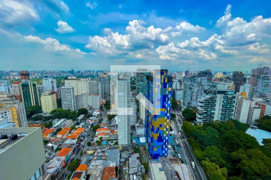 Vista de kitnet/studio à venda com 1 quarto, 22m² em Cerqueira César, São Paulo