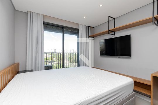 Studio de kitnet/studio para alugar com 1 quarto, 28m² em Brooklin, São Paulo