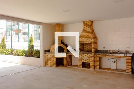 Área comum - Churrasqueira de apartamento para alugar com 2 quartos, 55m² em Baeta Neves, São Bernardo do Campo