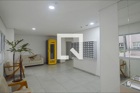 Área comum - Hall de apartamento para alugar com 2 quartos, 55m² em Baeta Neves, São Bernardo do Campo