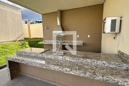 Área comum - Churrasqueira de apartamento para alugar com 2 quartos, 40m² em Vila Mutirao I, Goiânia