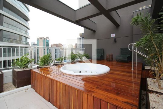 Área comum do prédio de kitnet/studio à venda com 1 quarto, 27m² em Vila Nova Conceição, São Paulo
