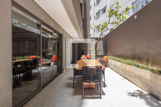 Área comum de apartamento à venda com 1 quarto, 31m² em Cerqueira César, São Paulo