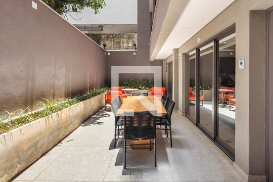 Área comum de apartamento à venda com 1 quarto, 31m² em Cerqueira César, São Paulo