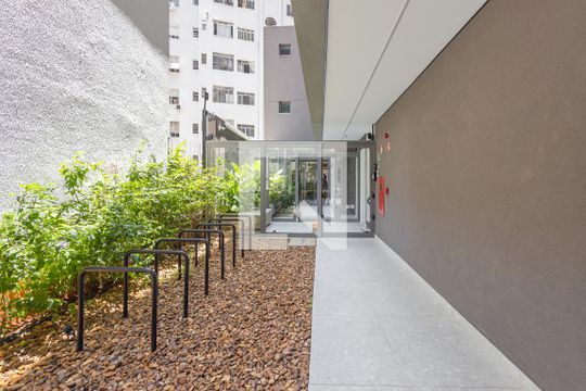 Fachada de apartamento à venda com 1 quarto, 31m² em Cerqueira César, São Paulo