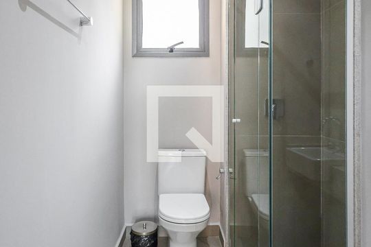 Banheiro de apartamento à venda com 1 quarto, 31m² em Cerqueira César, São Paulo