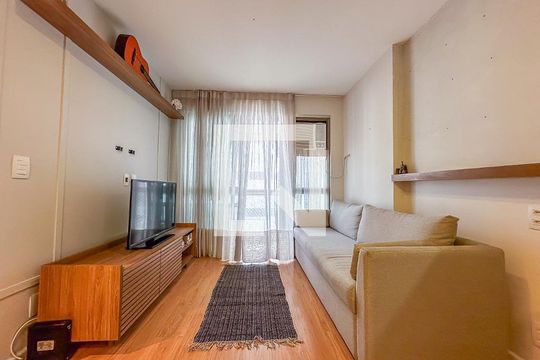 Sala de apartamento para alugar com 2 quartos, 95m² em Botafogo, Rio de Janeiro