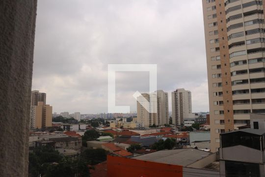 Vista da Sacada de kitnet/studio à venda com 1 quarto, 42m² em Santa Paula, São Caetano do Sul