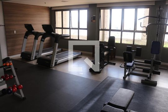 Área comum - Academia de kitnet/studio à venda com 1 quarto, 42m² em Santa Paula, São Caetano do Sul