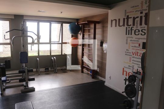Área comum - Academia de kitnet/studio à venda com 1 quarto, 42m² em Santa Paula, São Caetano do Sul