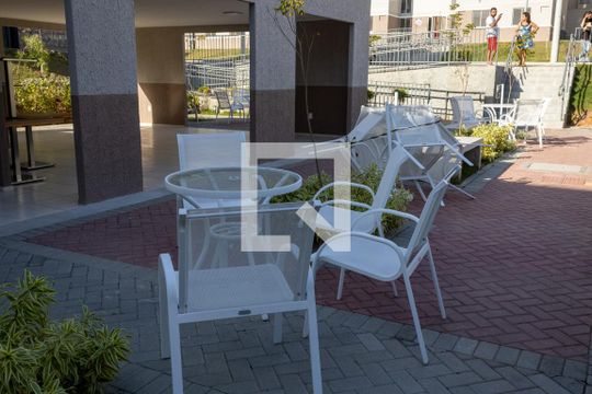 Área comum - Churrasqueira de apartamento para alugar com 2 quartos, 43m² em Campo Grande, Rio de Janeiro