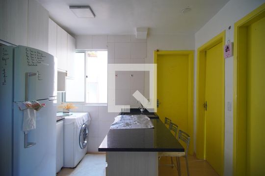 Cozinha de apartamento para alugar com 2 quartos, 52m² em Canudos, Novo Hamburgo