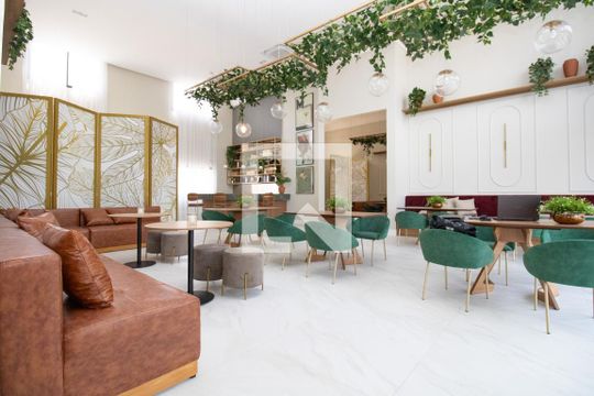 Área comum - Salão de festas  de kitnet/studio à venda com 1 quarto, 24m² em Vila Olímpia, São Paulo