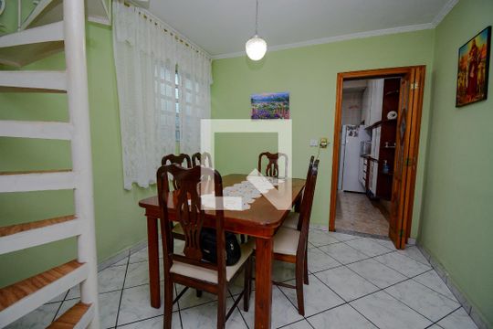 Sala de Jantar de casa à venda com 3 quartos, 165m² em Conjunto Residencial Pombeva, São Bernardo do Campo