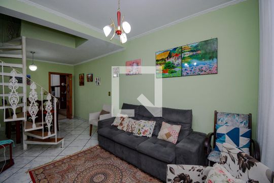Sala de casa à venda com 3 quartos, 165m² em Conjunto Residencial Pombeva, São Bernardo do Campo