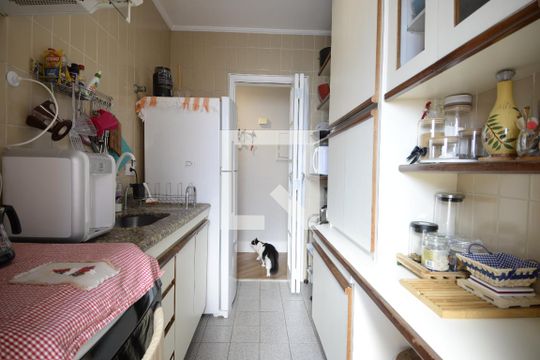 Cozinha de apartamento à venda com 2 quartos, 63m² em Bosque da Saúde, São Paulo