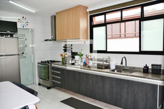 cozinha de apartamento à venda com 4 quartos, 453m² em Rudge Ramos, São Bernardo do Campo