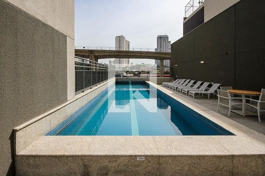 Área comum - Piscina de apartamento para alugar com 1 quarto, 30m² em Vila Independência, São Paulo