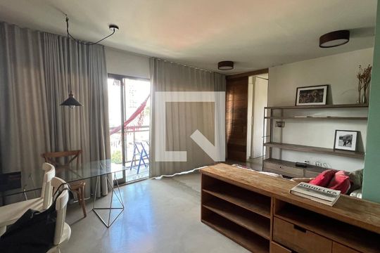 Sala de apartamento para alugar com 1 quarto, 54m² em Sumaré, São Paulo
