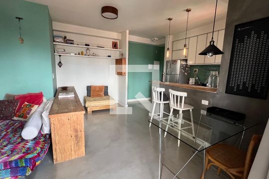 Sala de apartamento para alugar com 1 quarto, 54m² em Sumaré, São Paulo