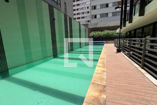 Piscina de apartamento para alugar com 1 quarto, 54m² em Sumaré, São Paulo