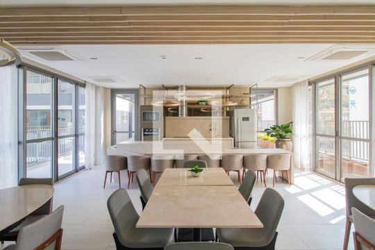 Área comum - Espaço Gourmet de kitnet/studio à venda com 1 quarto, 29m² em Paraíso, São Paulo
