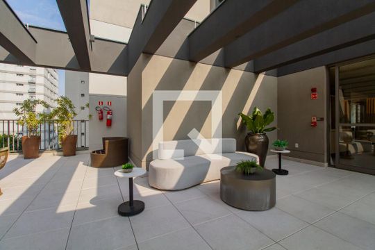 Área comum - Rooftop de kitnet/studio à venda com 1 quarto, 29m² em Paraíso, São Paulo
