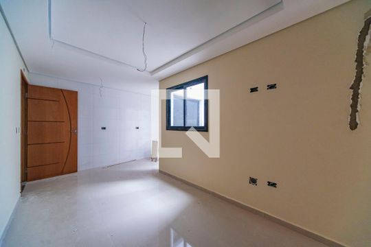 Sala de apartamento à venda com 2 quartos, 46m² em Jardim Ocara, Santo André