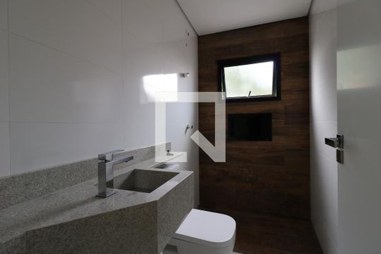 Banheiro da Suíte 1 de casa à venda com 3 quartos, 190m² em Vila Guiomar, Santo André