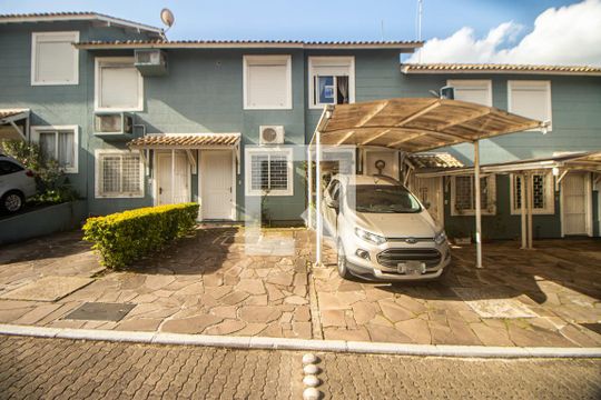 Fachada do Imóvel de casa de condomínio à venda com 2 quartos, 98m² em Morro Santana, Porto Alegre