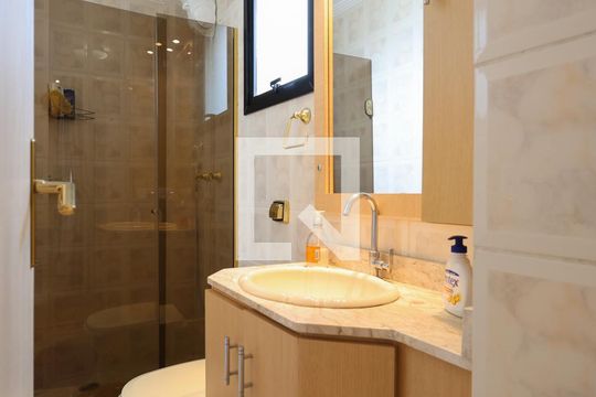 Banheiro da Suíte de apartamento à venda com 3 quartos, 85m² em Vila Nova Cachoeirinha, São Paulo