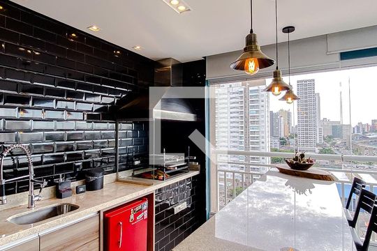 Varanda da Sala de apartamento à venda com 3 quartos, 101m² em Vila Prudente, São Paulo