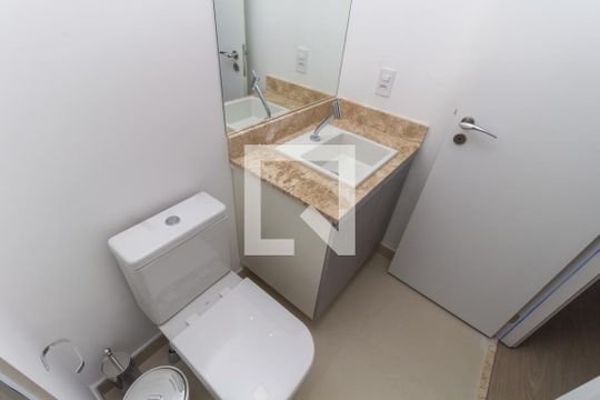 Banheiro de apartamento para alugar com 1 quarto, 25m² em Vila Mariana, São Paulo