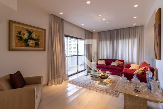 Sala de apartamento à venda com 3 quartos, 380m² em Indianópolis, São Paulo