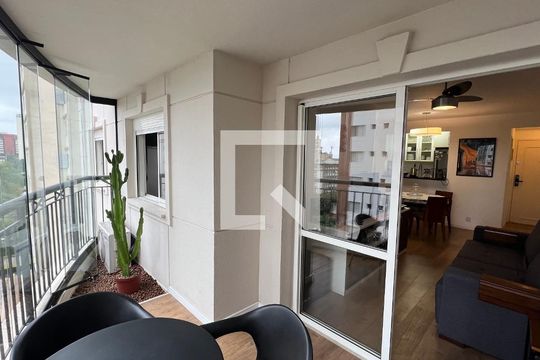 Varanda da Sala de apartamento para alugar com 2 quartos, 70m² em Cerqueira César, São Paulo