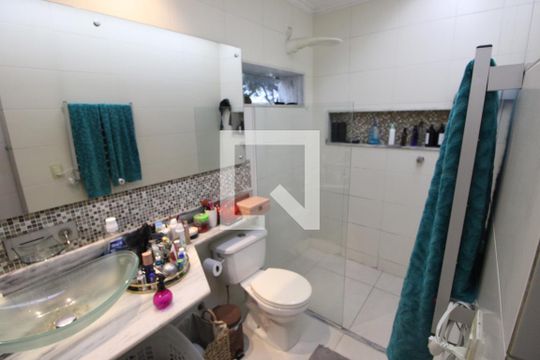 Banheiro da Suíte de casa à venda com 3 quartos, 110m² em Todos Os Santos, Rio de Janeiro
