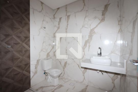 Banheiro da Suíte 1 de casa à venda com 3 quartos, 125m² em Vila Alpina, São Paulo