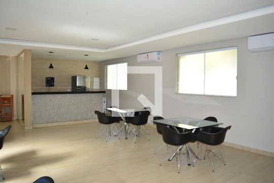 Área comum - Salão de festas de apartamento para alugar com 1 quarto, 45m² em Jardim das Margaridas, Salvador