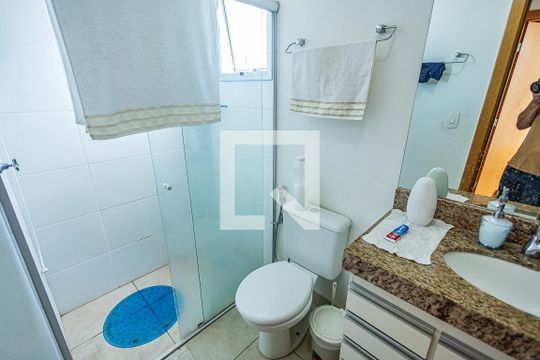 Banheiro de apartamento à venda com 2 quartos, 62m² em Santa Branca, Belo Horizonte