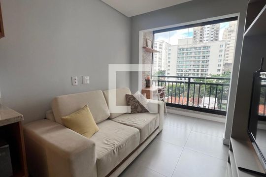 Sala de apartamento para alugar com 1 quarto, 31m² em Pinheiros, São Paulo