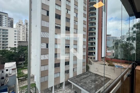 Vista da Sacada de apartamento para alugar com 1 quarto, 31m² em Pinheiros, São Paulo