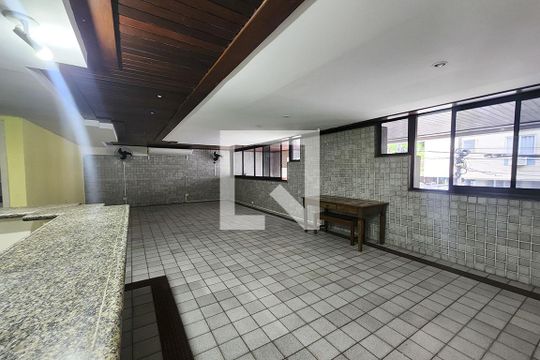 Área comum - Salão de festas de apartamento para alugar com 2 quartos, 70m² em Botafogo, Rio de Janeiro
