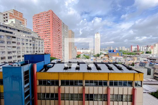 Vista da Sala de apartamento para alugar com 1 quarto, 37m² em Sé, São Paulo
