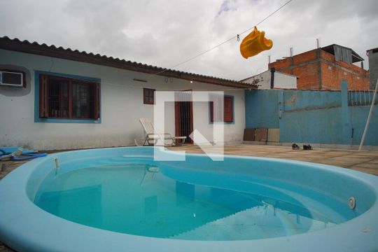 Pátio - Piscina de casa à venda com 3 quartos, 280m² em Morro Santana, Porto Alegre