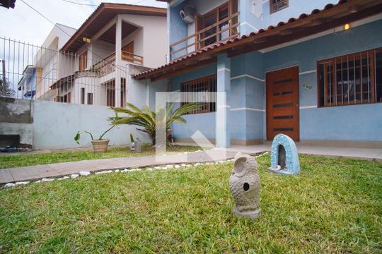 Fachada - jardim de casa à venda com 3 quartos, 280m² em Morro Santana, Porto Alegre