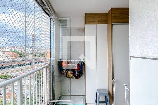 Varanda da Sala de apartamento à venda com 2 quartos, 55m² em Mooca, São Paulo