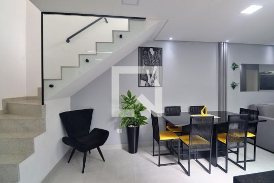 Sala de apartamento à venda com 2 quartos, 120m² em Campestre, Santo André