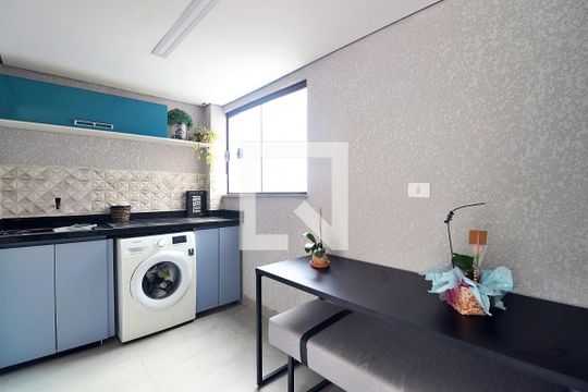 Área de Serviço de apartamento à venda com 2 quartos, 120m² em Campestre, Santo André